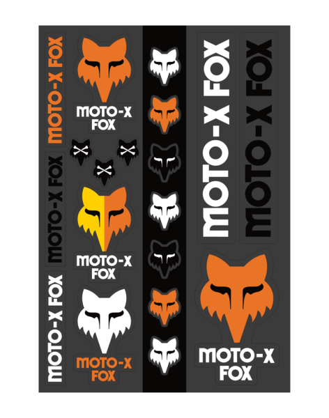 Fox Racing Heritage Track Pack, black/white/orange