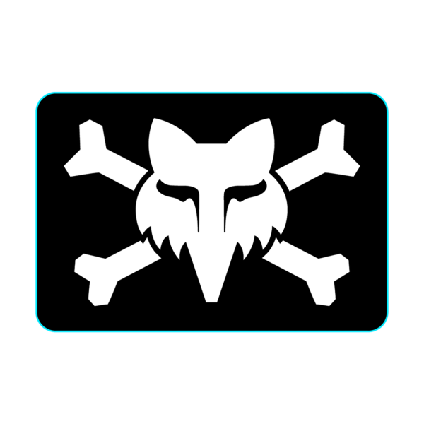 Fox Racing Victory Logo 3", black