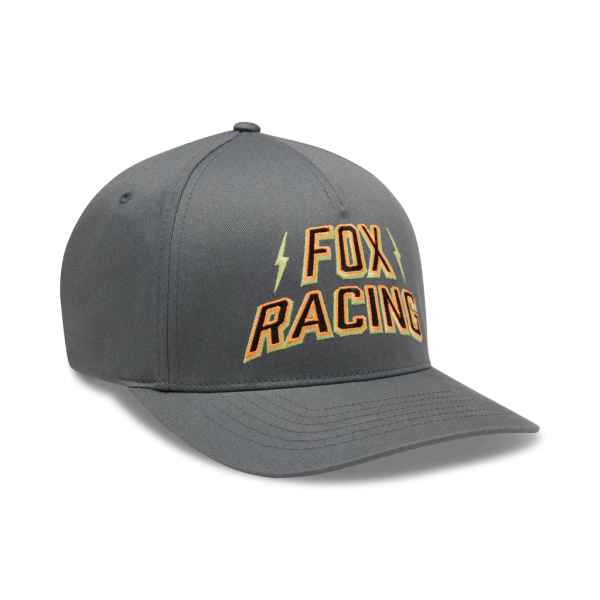 Fox Racing Storm Flexfit Hat, pewter, S/M